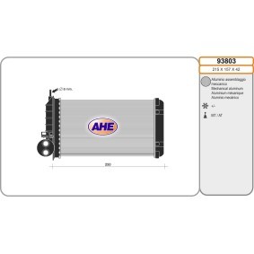 Achetez des Radiateur de chauffage AHE 93803 à prix pour 66,34 €