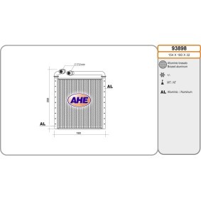 Achetez des Radiateur de chauffage AHE 93898 à prix pour 100,25 €