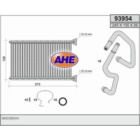 Achetez des Radiateur de chauffage AHE 93954 à prix pour 139,29 €