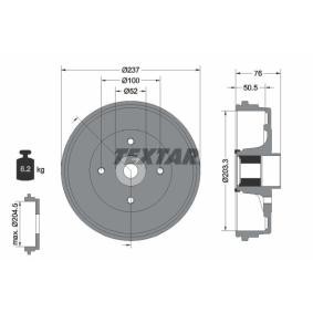 Comprar Tambor de freno de TEXTAR 94041400 a bajo precio de 96,31 €