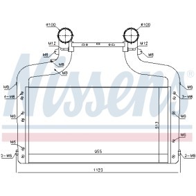 Kjøp Intercooler av NISSENS 96083 til den lave prisen 11248,41 NOK