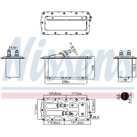 Köp Intercooler av NISSENS 96158 till det låga priset 2541,82 kr