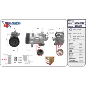 Köp AC-kompressor av AHE 970050 till det låga priset 4360,61 kr