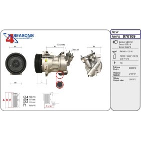 Köp AC-kompressor av AHE 970109 till det låga priset 5492,42 kr