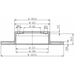 Bremsscheibe 98000 für DELTA II (836) für 13,35 CHF