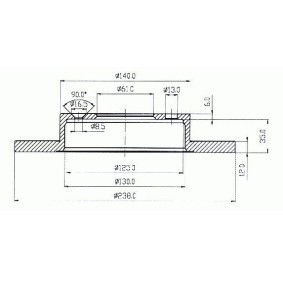 Acquista Disco freno da VEMA 98021 a buon mercato per soli 21,93 €