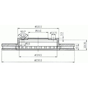 Acquista Disco freno da VEMA 98023 a buon mercato per soli 40,15 €