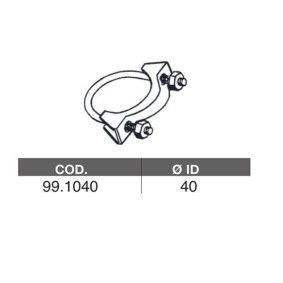 Achetez des Collier d'échappement ASSO 99.1040 à prix pour 40,40 €