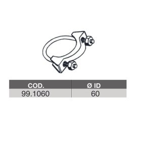 Köp Avgasklämma av ASSO 99.1060 till det låga priset 525,70 kr