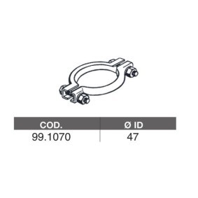Köp Avgasklämma av ASSO 99.1070 till det låga priset 529,43 kr