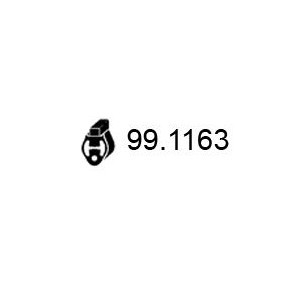 Köp Hållare till avgassystem av ASSO 99.1163 till det låga priset 544,61 kr