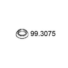 Köp Clipavgasrör av ASSO 99.3075 till det låga priset 582,36 kr