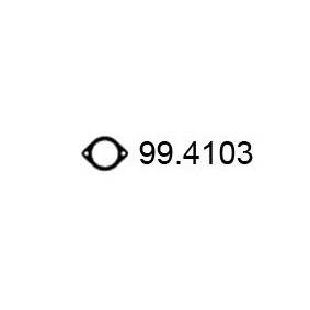 Kjøp Pakning, eksosrør av ASSO 99.4103 til den lave prisen 534,02 NOK
