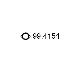 Kjøp Pakning, eksosrør av ASSO 99.4154 til den lave prisen 600,07 NOK