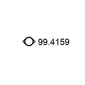 Kjøp Pakning, eksosrør av ASSO 99.4159 til den lave prisen 532,72 NOK