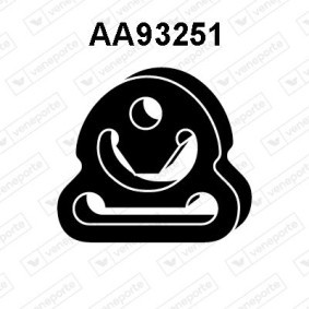 Achetez des Silent-bloc caoutchouc pot d'échappement VENEPORTE AA93251 à prix pour 6,59 €