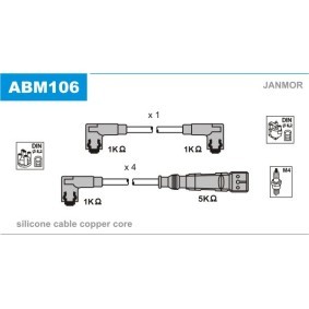 Compre Jogo de cabos de ignição da JANMOR ABM106 a um preço baixo por 33,82 €