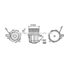 Achetez des Moteur électrique, pulseur d'air d'habitacle PRASCO AI8395 à prix pour 259,05 €