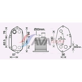 Verdampfer, Klimaanlage AIV355 von AVA COOLING SYSTEMS günstig für 75,30 € online kaufen