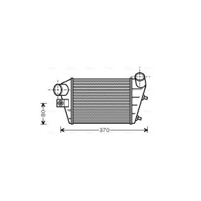 Kjøp Intercooler av AVA COOLING SYSTEMS ALA4086 til den lave prisen 2305,28 NOK
