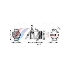 Acquista Compressore aria condizionata da AVA COOLING SYSTEMS ALK143 a buon mercato per soli 708,53 €