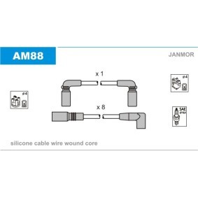 Achetez des Kit de câbles d'allumage JANMOR AM88 à prix pour 44,64 €