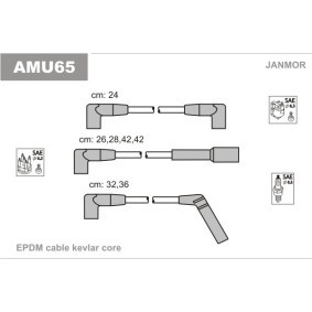 Compre Jogo de cabos de ignição da JANMOR AMU65 a um preço baixo por 12,69 €