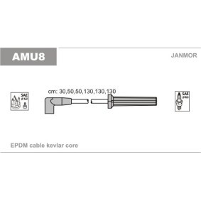 Compre Jogo de cabos de ignição da JANMOR AMU8 a um preço baixo por 25,58 €