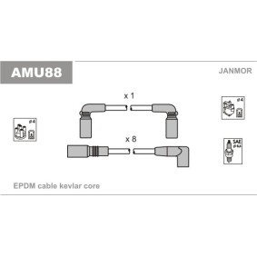 Compre Jogo de cabos de ignição da JANMOR AMU88 a um preço baixo por 26,22 €
