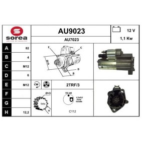 Köp Startmotor av SNRA AU9023 till det låga priset 1949,96 kr
