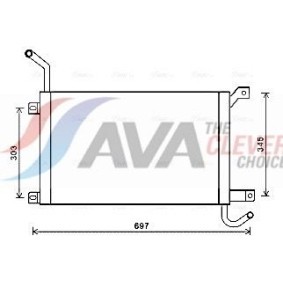 Kjøp Radiator, motorkjøling av AVA COOLING SYSTEMS AUA2223 til den lave prisen 4218,83 NOK