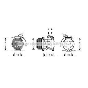 Acquista Compressore aria condizionata da PRASCO AUK009 a buon mercato per soli 1028,69 €