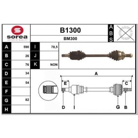 Comprar Árbol de transmisión de SNRA B1300 a bajo precio de 200,76 €