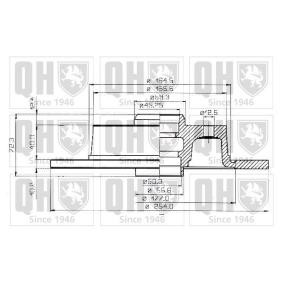 Achetez des Disque de frein QUINTON HAZELL BDC3594 à prix pour 13,88 €