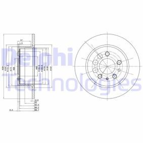 Compre Disco de travão da DELPHI BG2103C a um preço baixo por 47,70 €