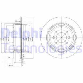 Compre Disco de travão da DELPHI BG2873C a um preço baixo por 63,46 €