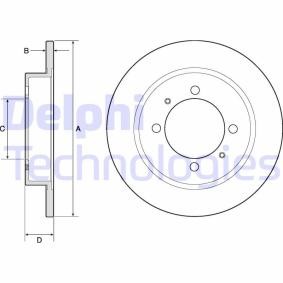Compre Disco de travão da DELPHI BG3203C a um preço baixo por 32,92 €