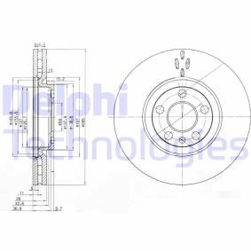 Compre Disco de travão da DELPHI BG3740C a um preço baixo por 82,11 €