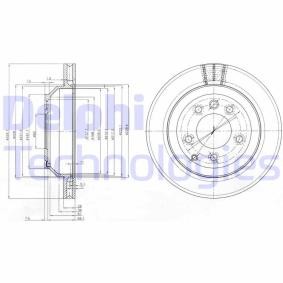 Compre Disco de travão da DELPHI BG3775-C a um preço baixo por 72,56 €