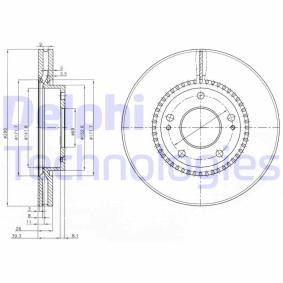Bremsscheibe BG3861C für i30 CW (GD) für 38,91 CHF