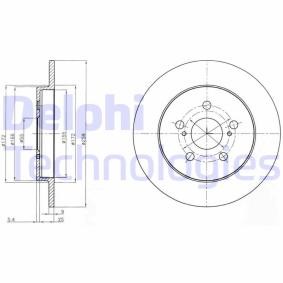 Compre Disco de travão da DELPHI BG4201C a um preço baixo por 26,87 €