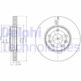 Bremsscheibe BG4317C von DELPHI günstig für 44,04 € online kaufen