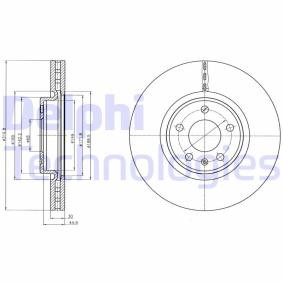 Compre Disco de travão da DELPHI BG4346C a um preço baixo por 59,20 €
