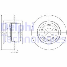 Compre Disco de travão da DELPHI BG4534C a um preço baixo por 33,60 €