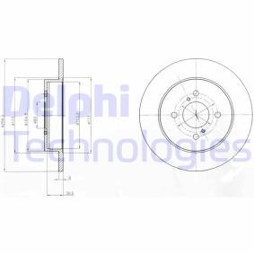 Osta Jarrulevy DELPHI:llä BG4539C edullisesti hintaan 59,92 €