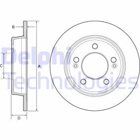 Bremsscheibe BG4559C für i30 CW (GD) für 28,69 CHF