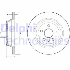 LAND ROVER Bremsscheibe von DELPHI
