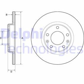 Compre Disco de travão da DELPHI BG4661C a um preço baixo por 29,61 €