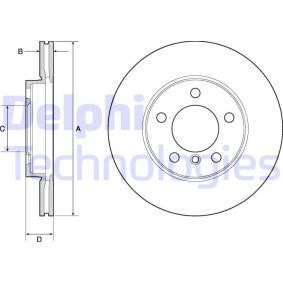 Compre Disco de travão da DELPHI BG4668C a um preço baixo por 49,68 €