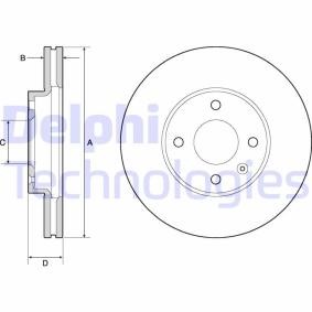 Comprar Disco de freno de DELPHI BG4671C a bajo precio de 41,39 €